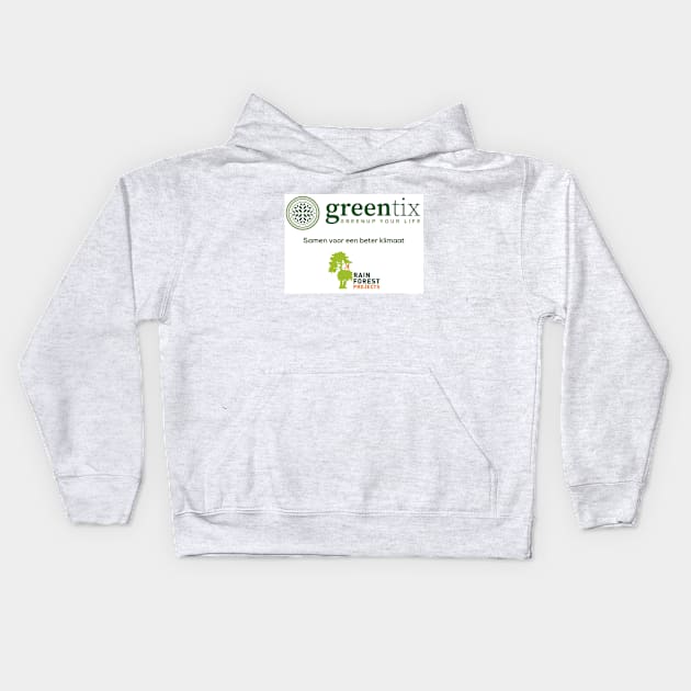 GreenTix Kids Hoodie by Retro8Bit Fashion Store